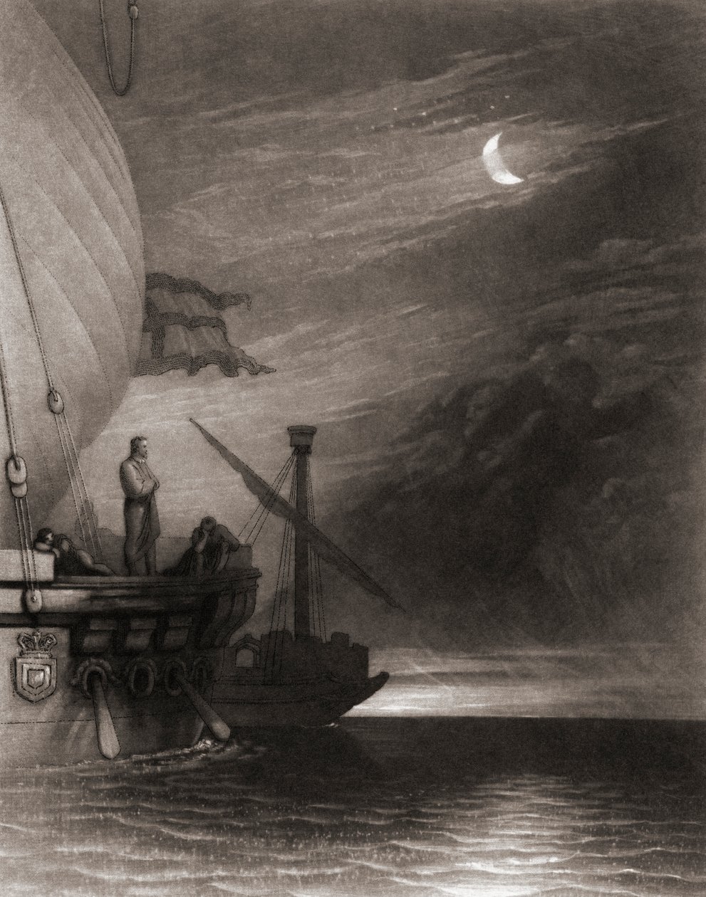 Land oppdaget av Columbus av Joseph Mallord William (after) Turner