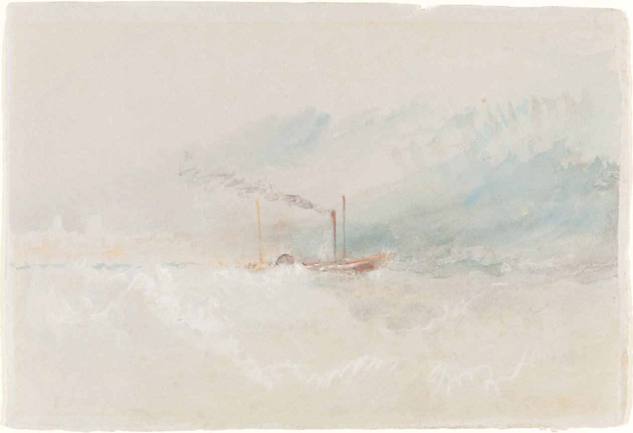 En pakkebåt utenfor Dover av Joseph Mallord William Turner
