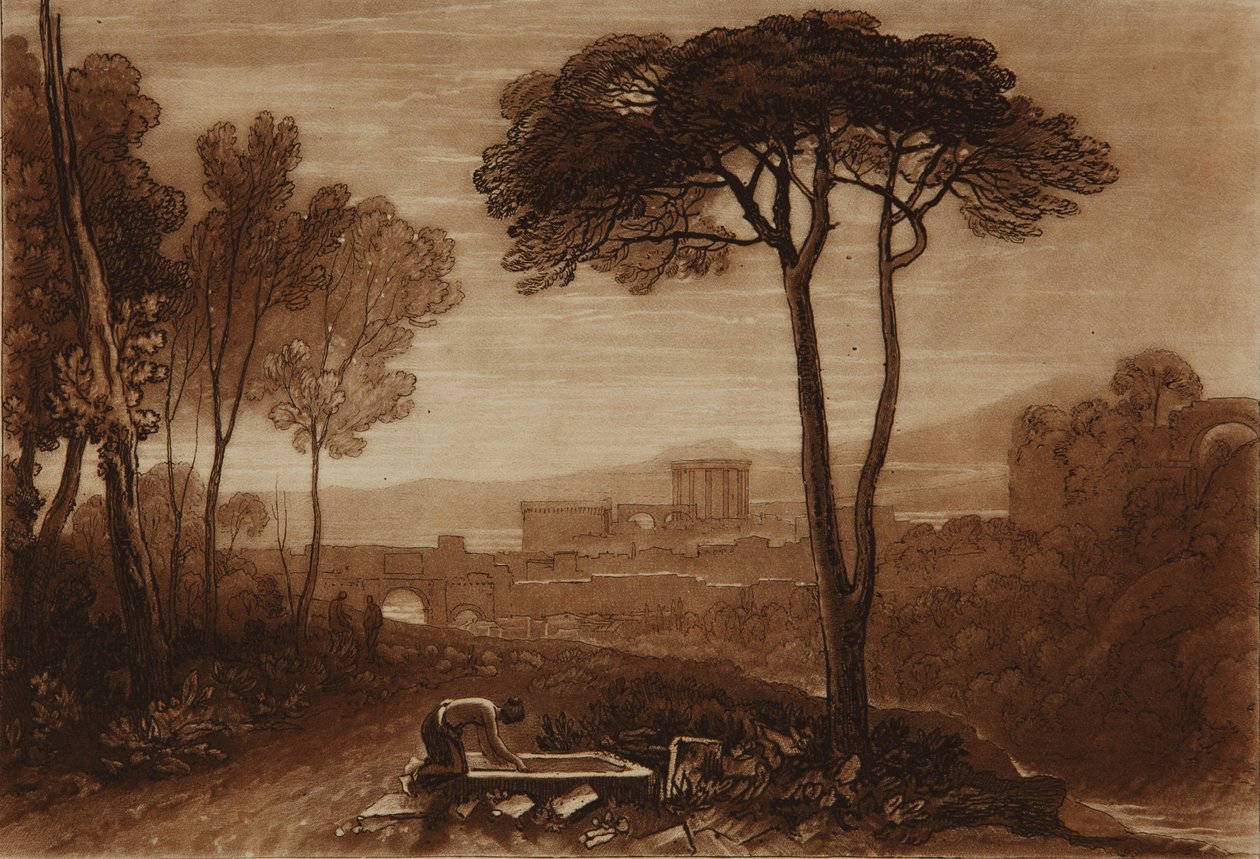 En scene i Campagna av Joseph Mallord William Turner