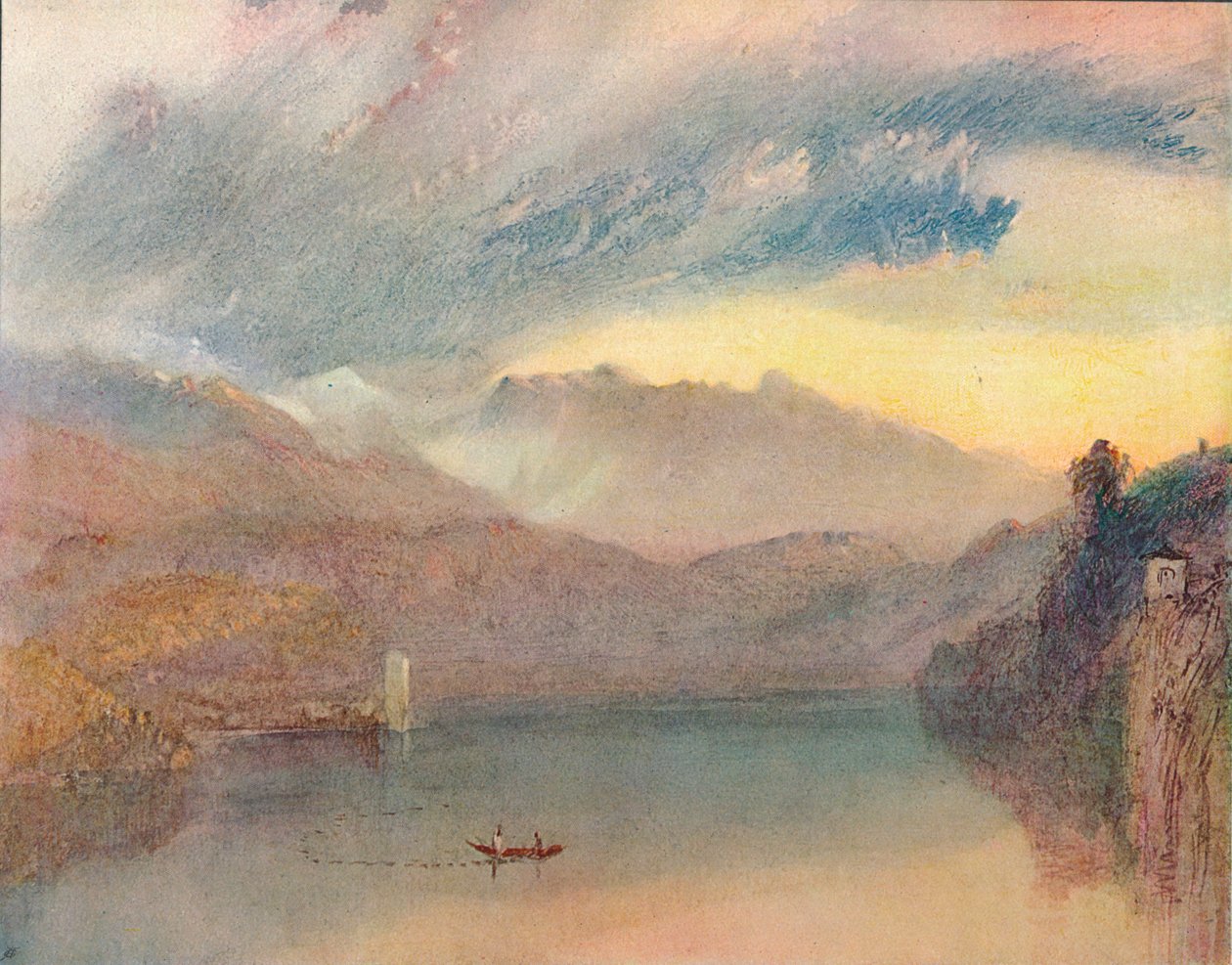 En sveitsisk innsjø, 1909 av Joseph Mallord William Turner