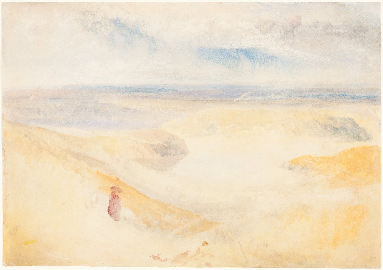 En elv i Yorkshire av Joseph Mallord William Turner