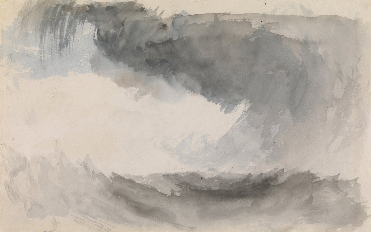 En storm på havet av Joseph Mallord William Turner