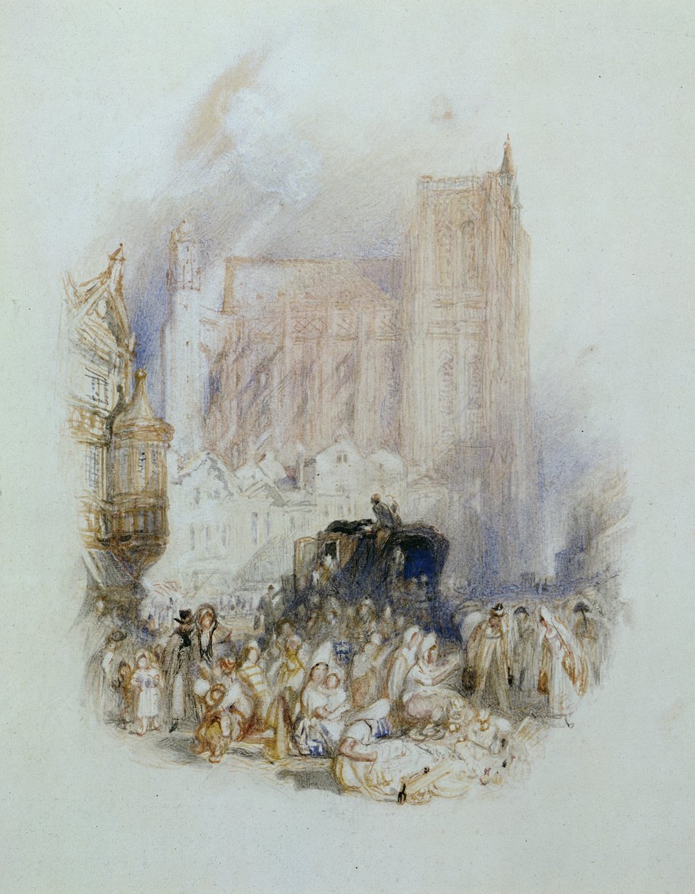 Abbeville av Joseph Mallord William Turner
