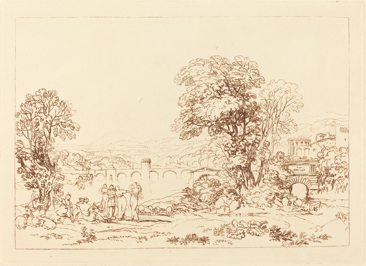 Apuleia på jakt etter Apuleius av Joseph Mallord William Turner