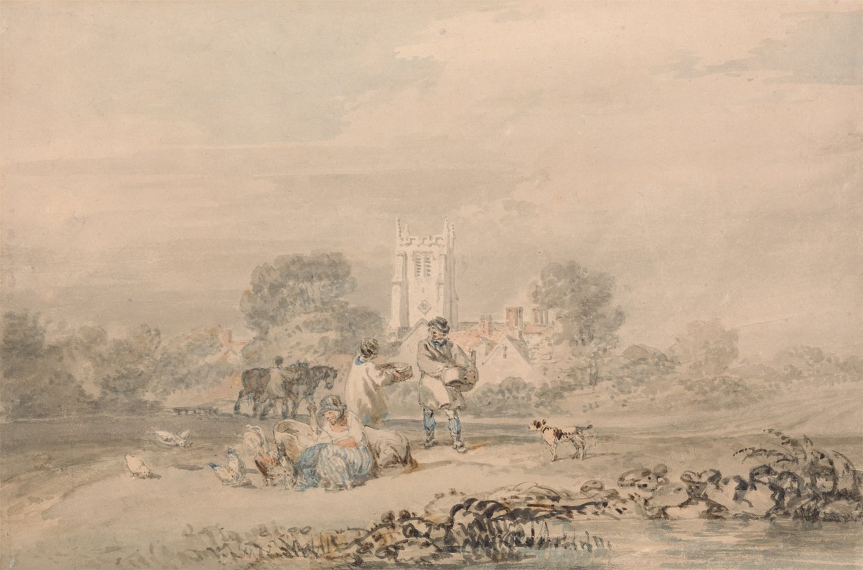 Høstsåing av kornet av Joseph Mallord William Turner