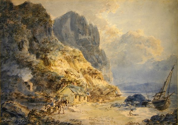 Avon (akvarell på papir) av Joseph Mallord William Turner