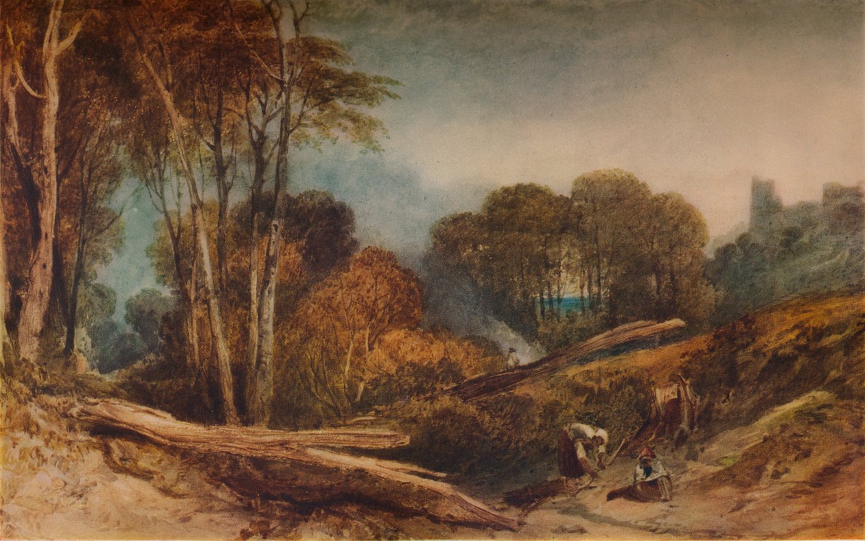 Beeston Castle, Cheshire, c1839, 1938 av Joseph Mallord William Turner