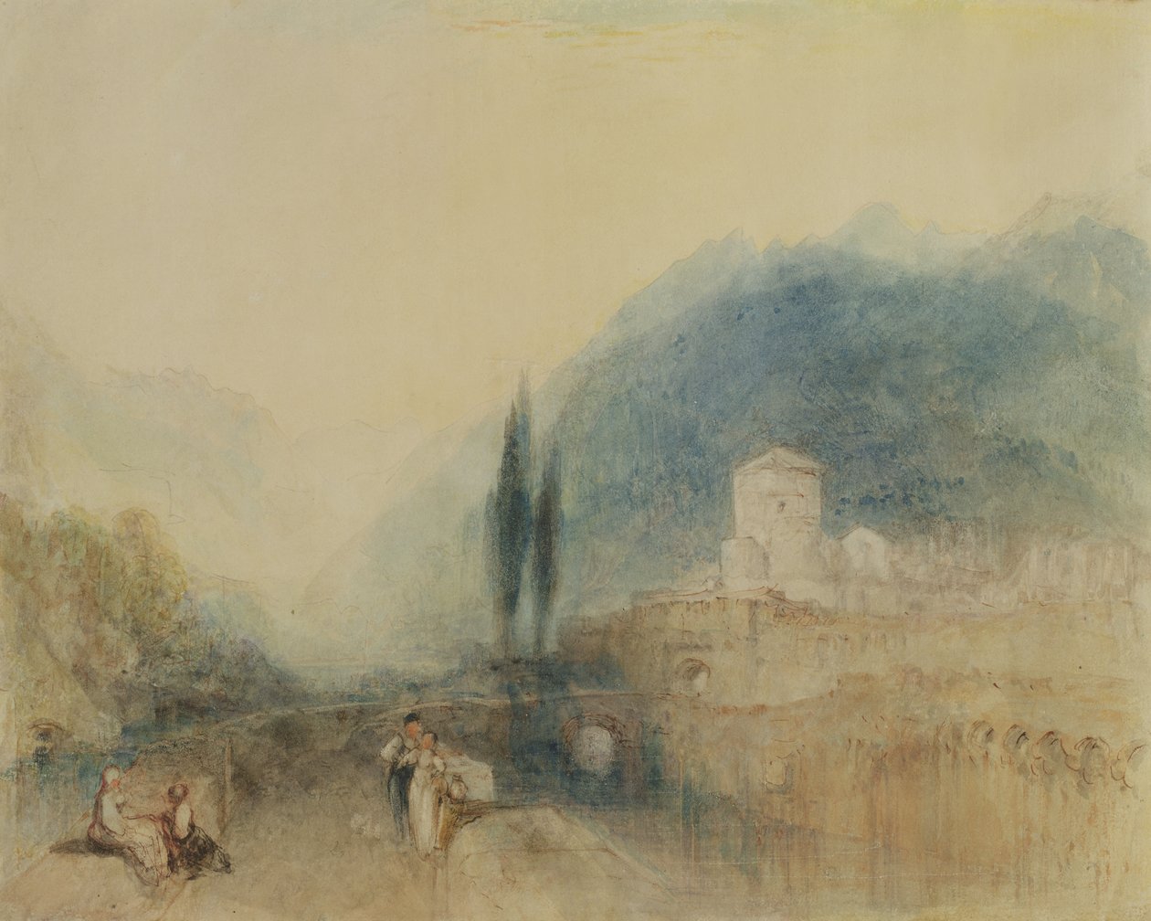 Bellinzona av Joseph Mallord William Turner