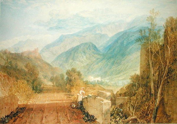 Bonneville, ca. 1803 (akvarell på papir) av Joseph Mallord William Turner