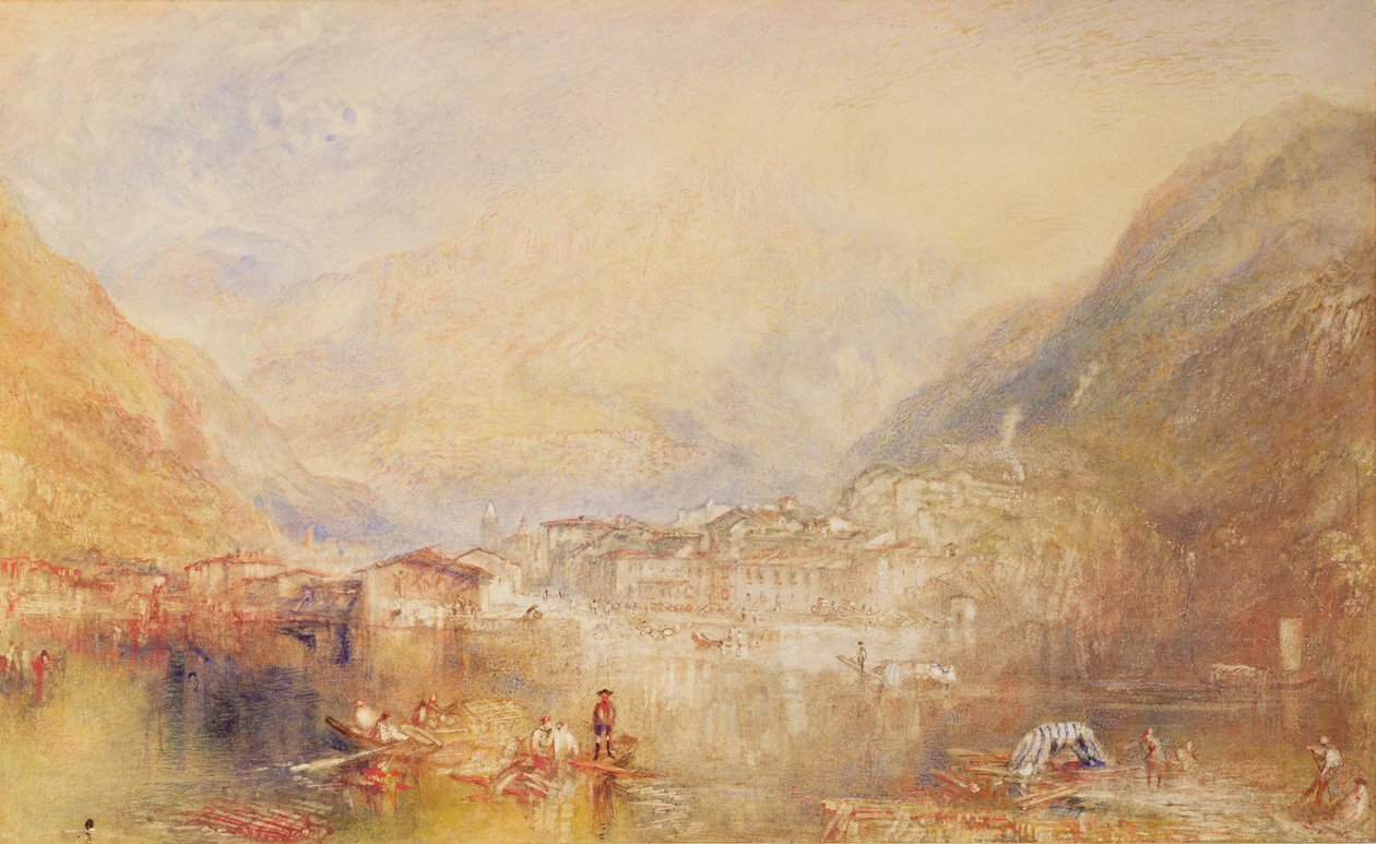 Brunnen fra Luzernsjøen, 1845 av Joseph Mallord William Turner