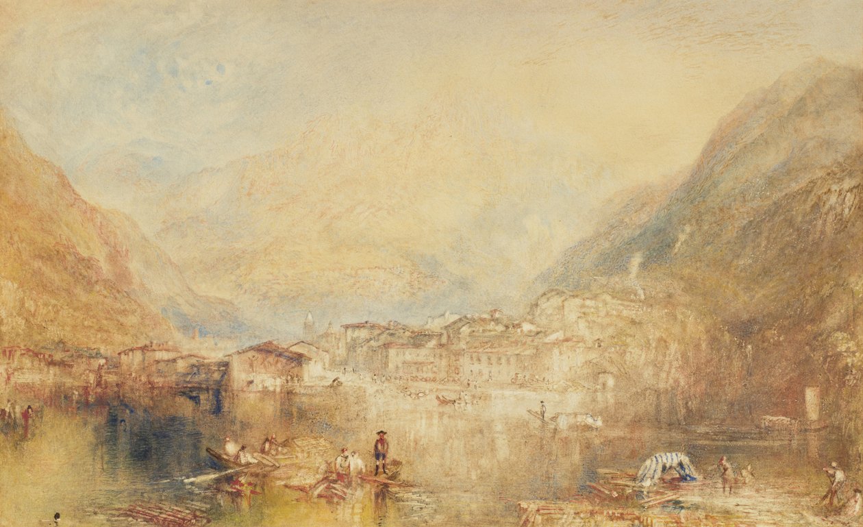 Brunnen fra Luzernsjøen, 1845 av Joseph Mallord William Turner