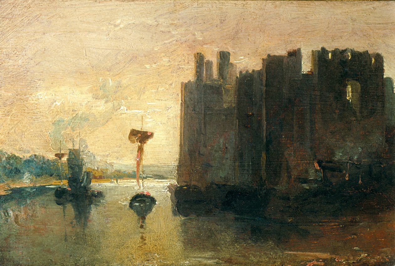 "Caernarvon Castle" av Joseph Mallord William Turner
