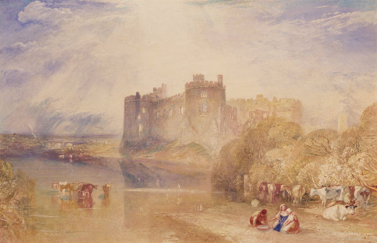 Carew Castle, Pembroke, ca. 1832 (akvarell på papir) av Joseph Mallord William Turner