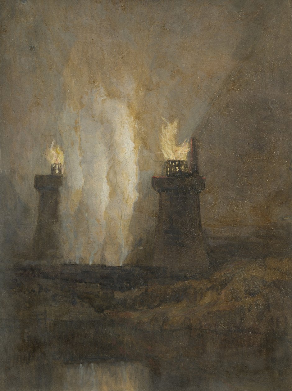 Carron Iron Works, ca. 1800 av Joseph Mallord William Turner