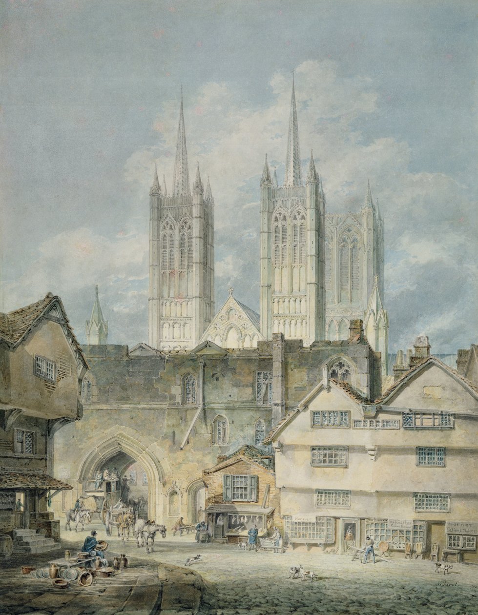 Katedralkirken i Lincoln, 1795 av Joseph Mallord William Turner