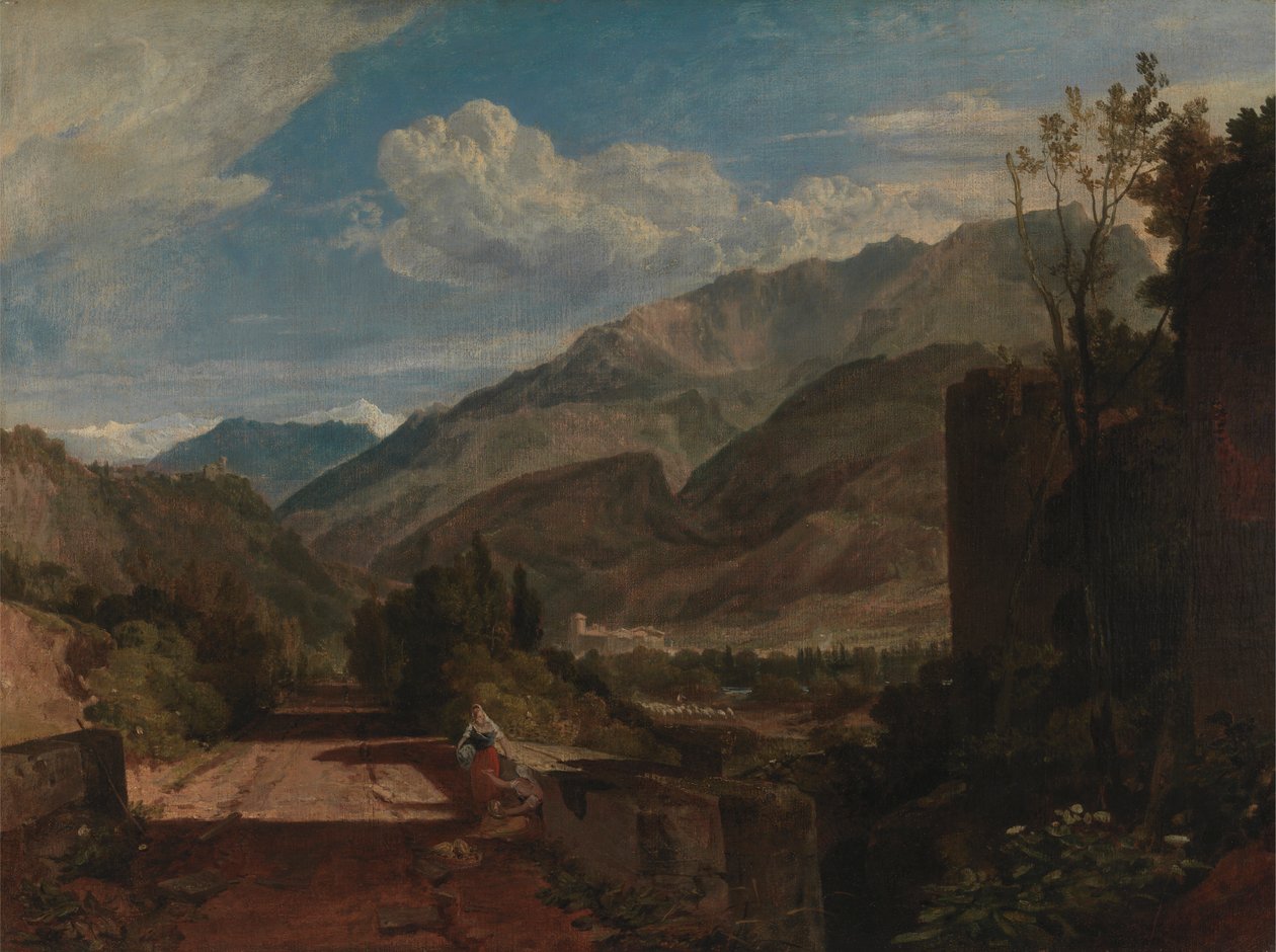 Castles of St. Michael, Bonneville, Savoy av Joseph Mallord William Turner