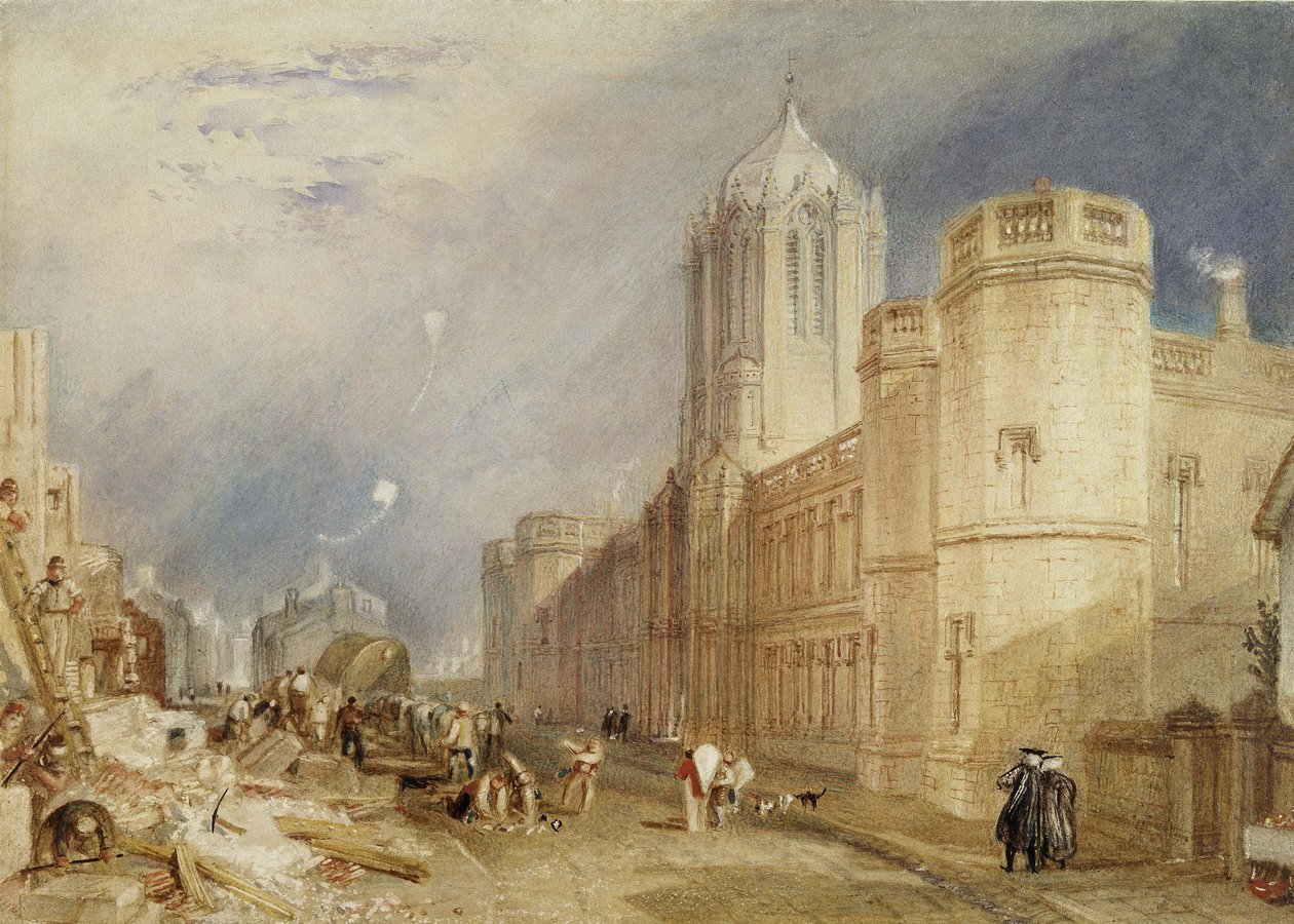 Christ Church College, Oxford av Joseph Mallord William Turner