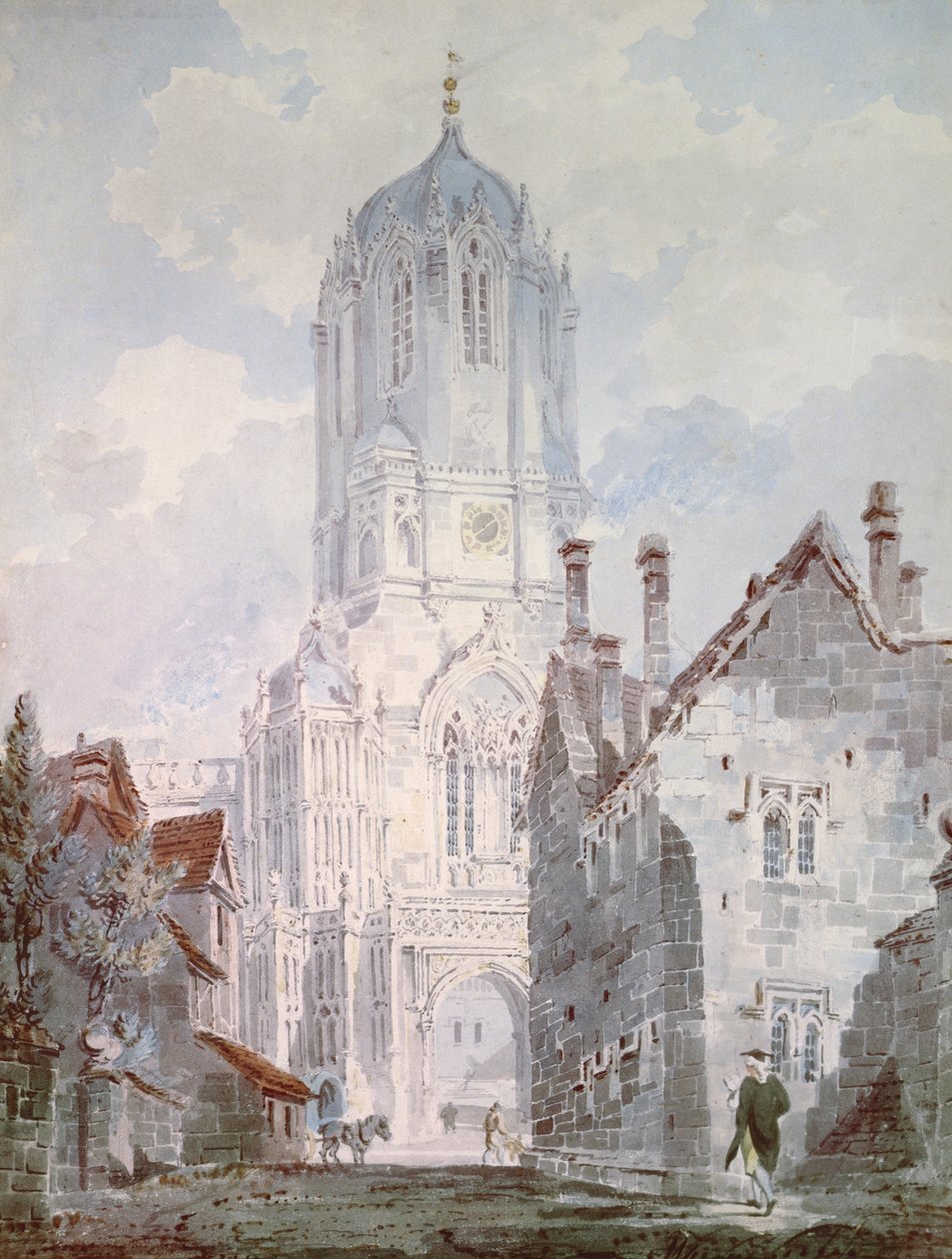 Christ Church, Oxford, 1795 av Joseph Mallord William Turner