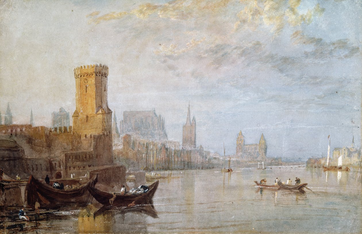 Köln ved Rhinen av Joseph Mallord William Turner