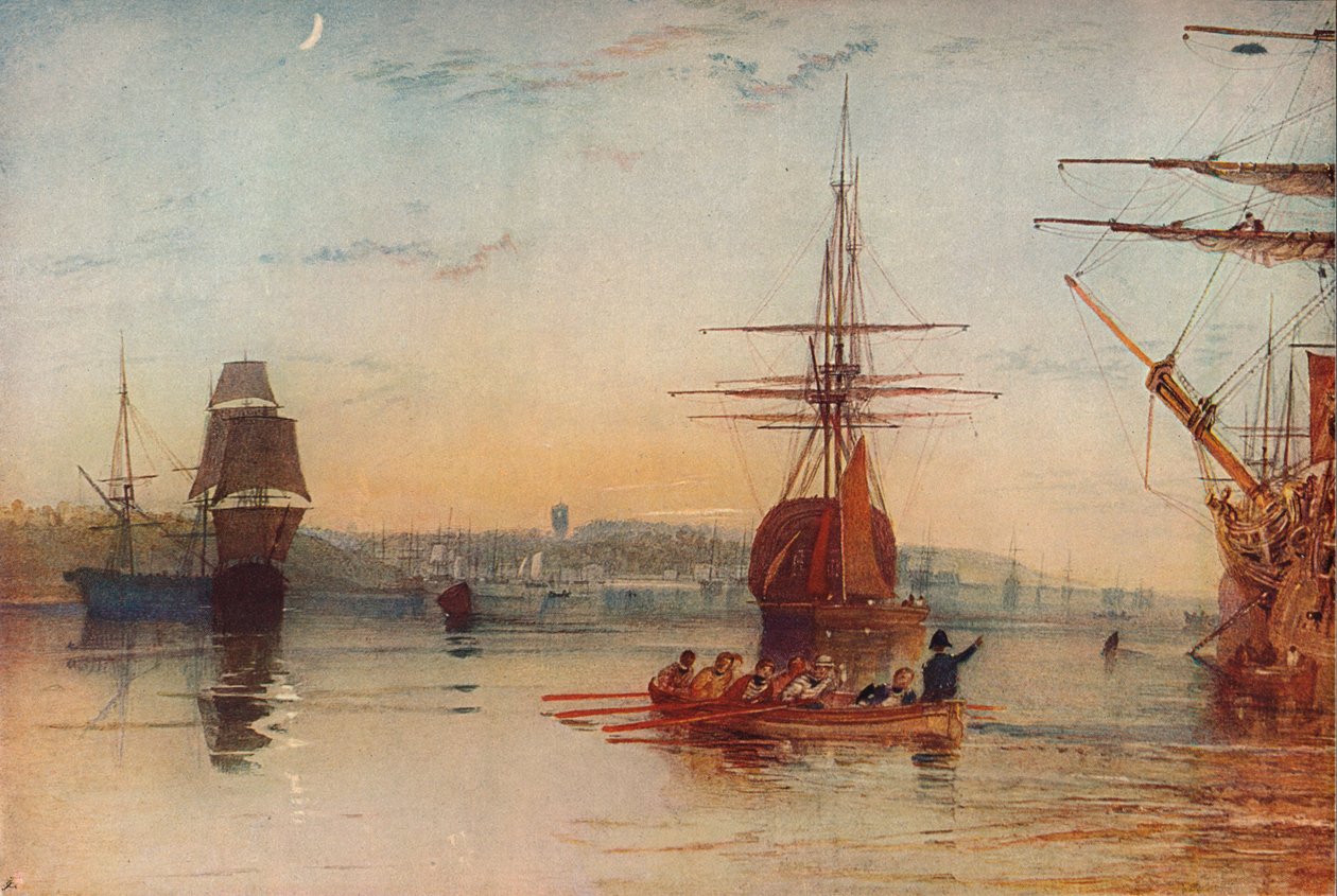 Cowes, 1909 av Joseph Mallord William Turner