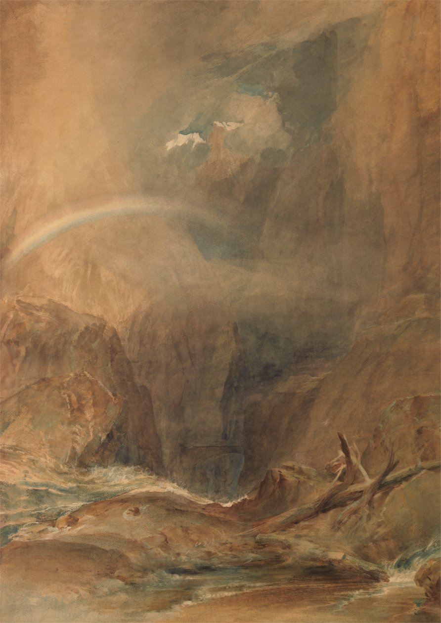 Devil's Bridge, Saint Gotthard's Pass av Joseph Mallord William Turner