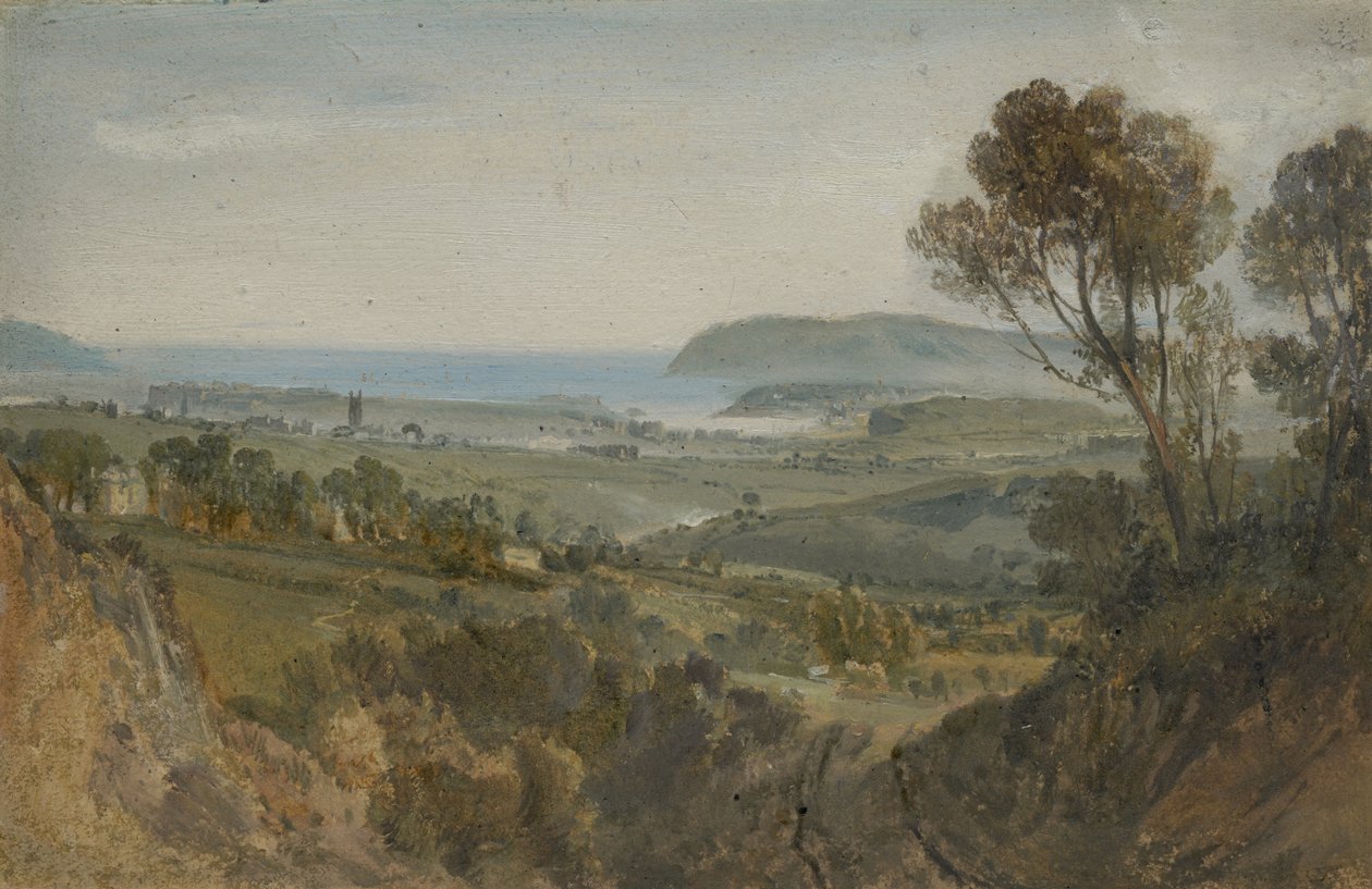 Fjernsyn over Plymouth, 1813 av Joseph Mallord William Turner