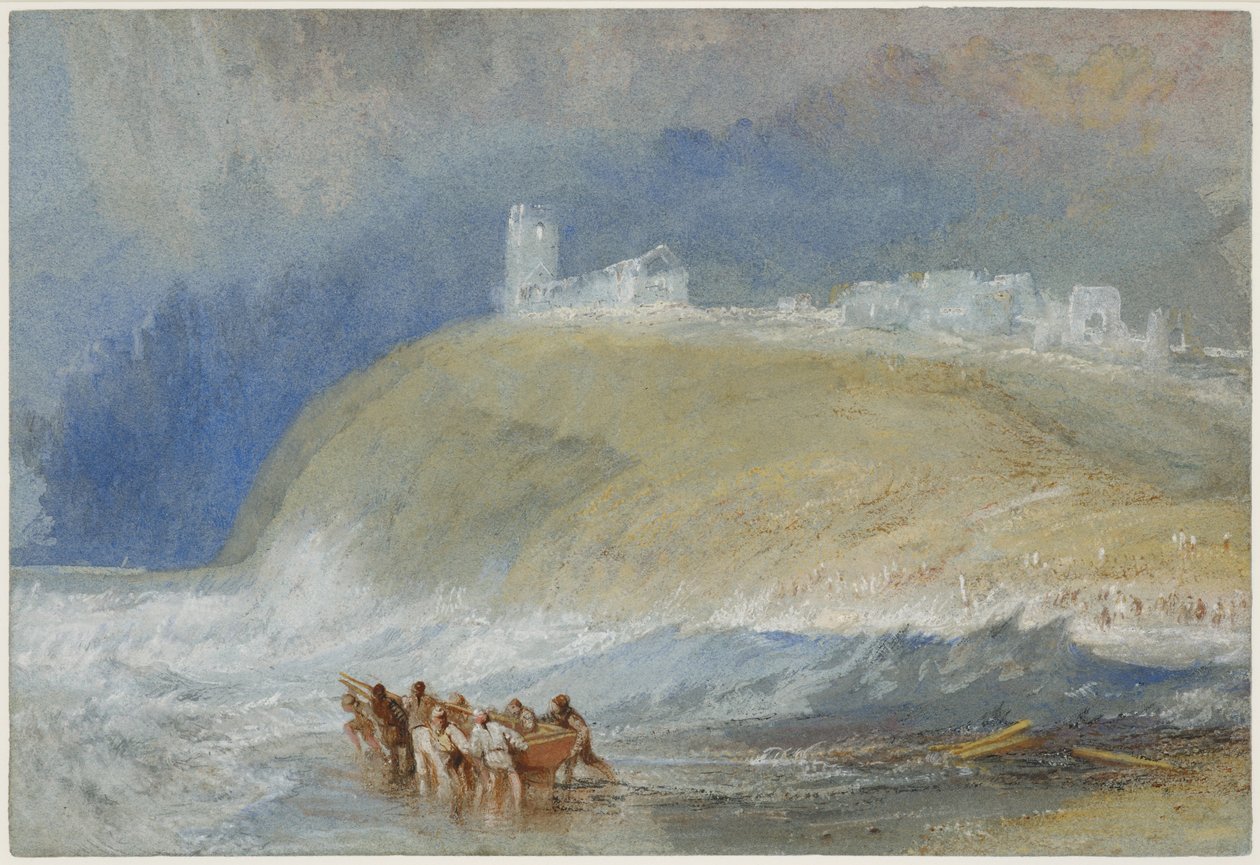 Dunwich, Suffolk, ca. 1827 (akvarell på papir) av Joseph Mallord William Turner