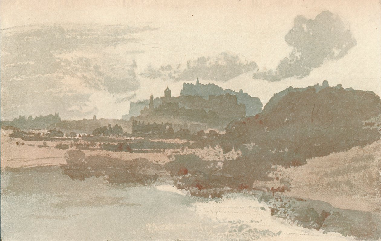 Edinburgh: Fra St. Margarets Loch, 1909 av Joseph Mallord William Turner