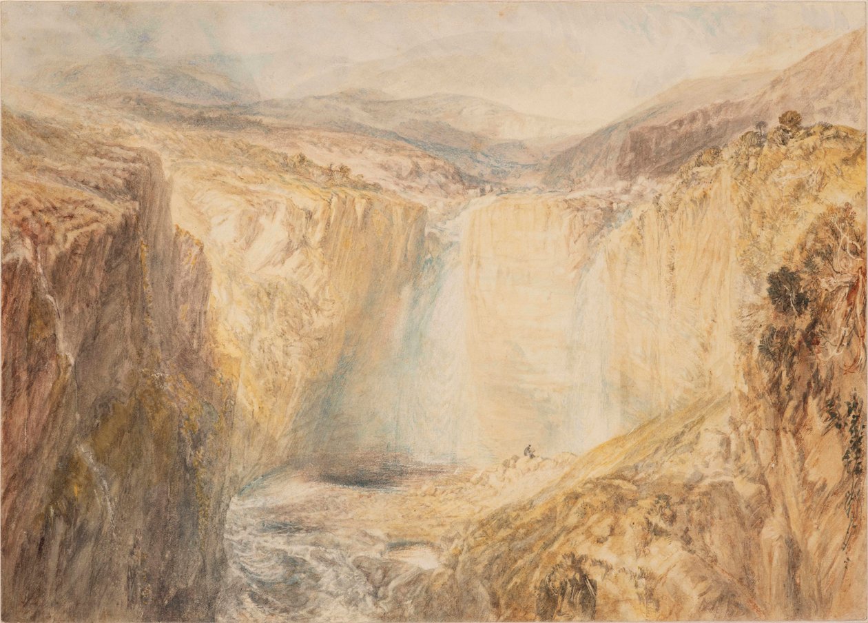 Fossen i Tees, Yorkshire av Joseph Mallord William Turner