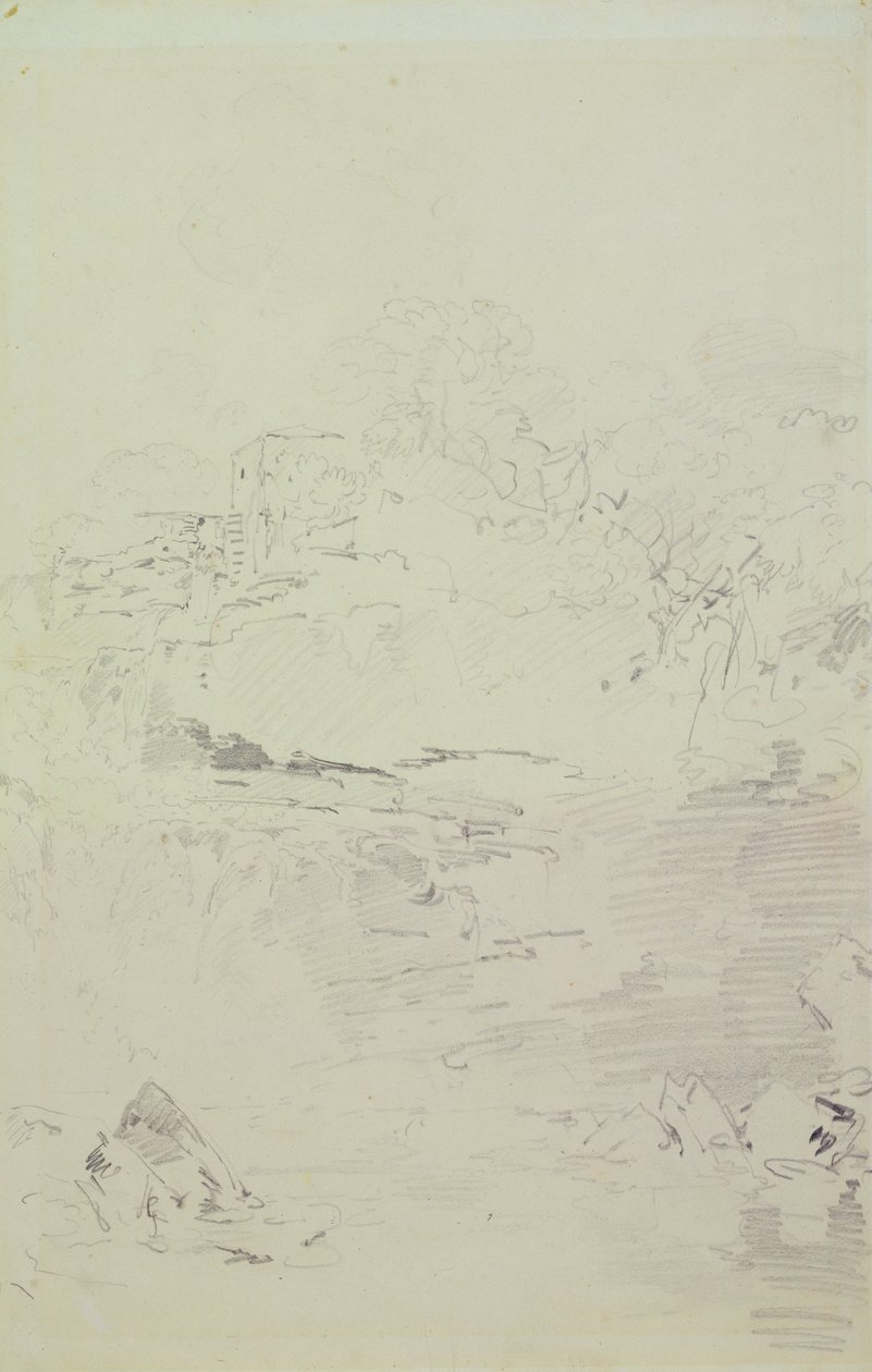 Falls of the Clyde, ca. 1801 (blyant på papir) av Joseph Mallord William Turner