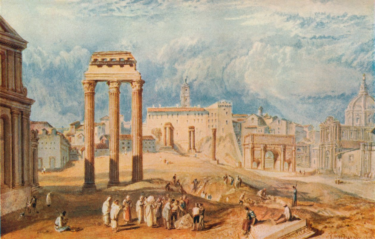 Forum Romanum, 1818 av Joseph Mallord William Turner