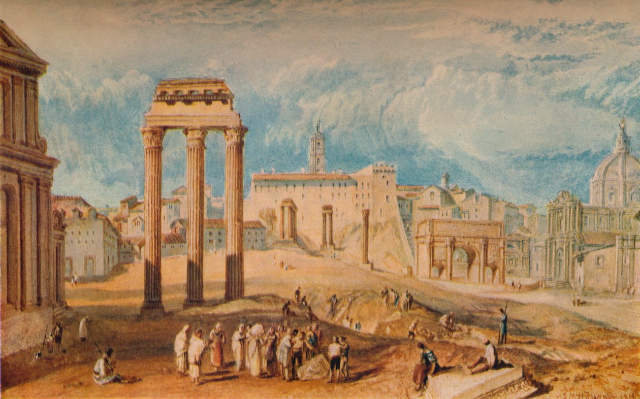 Forum for romerne, 1818, 1938 av Joseph Mallord William Turner