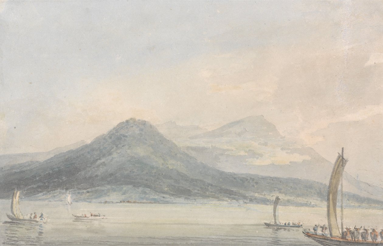 Fra De borromeiske øyer, Lago Maggiore av Joseph Mallord William Turner