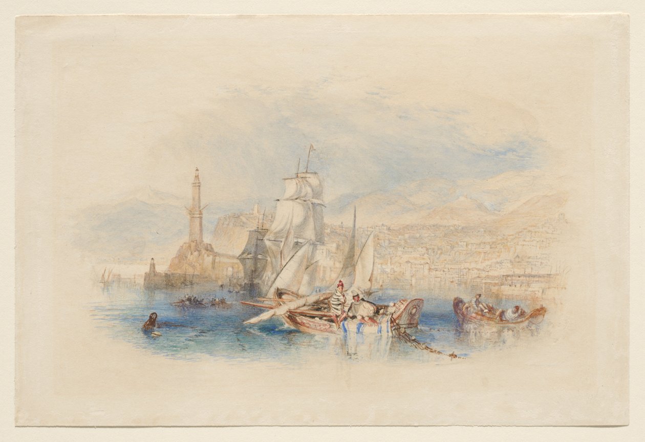 Genova av Joseph Mallord William Turner