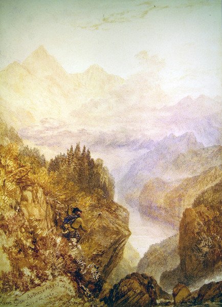 Glen Artney, ca. 1820 (akvarell på papir) av Joseph Mallord William Turner