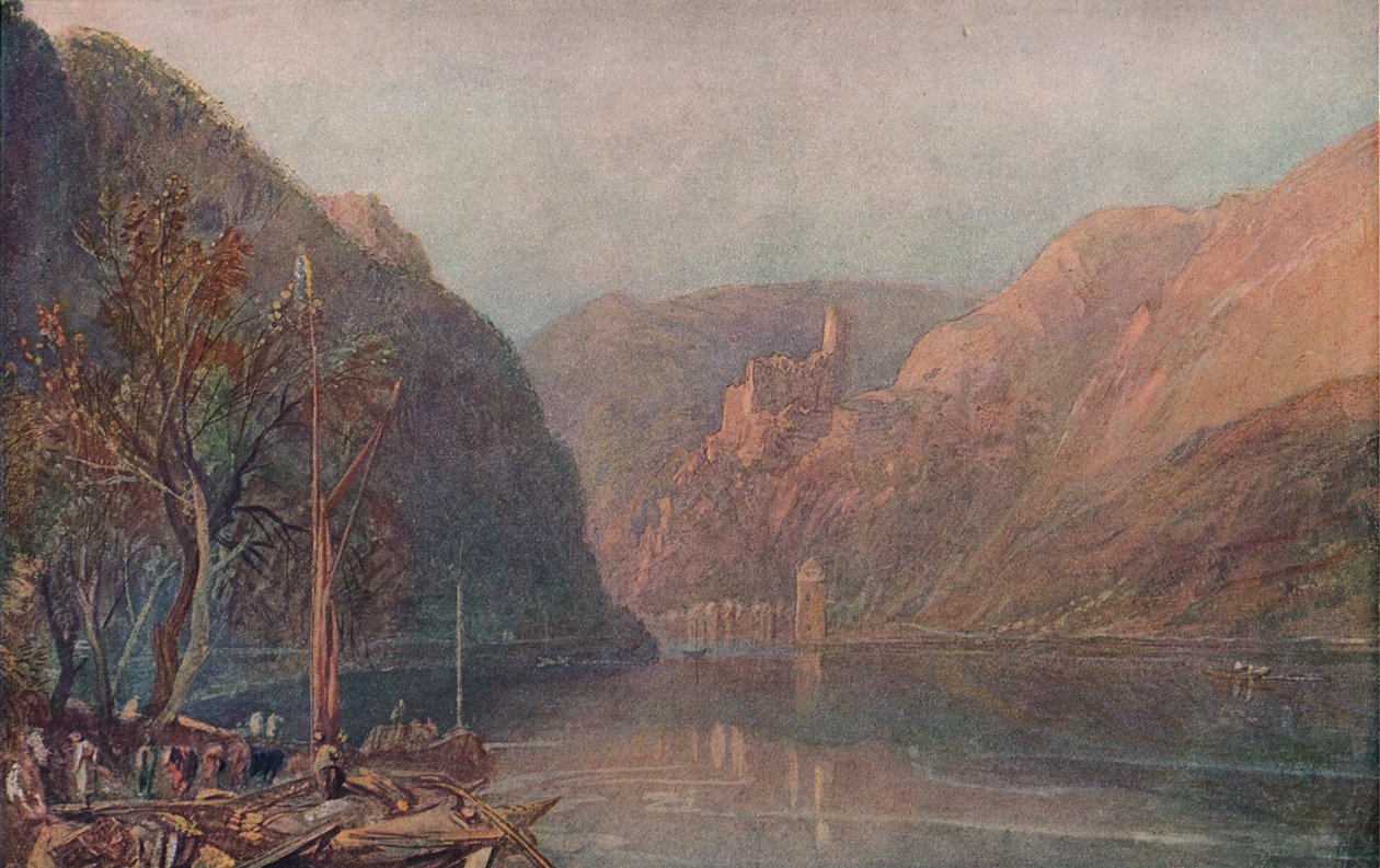 Goarhausen og Katz slott, 1909 av Joseph Mallord William Turner