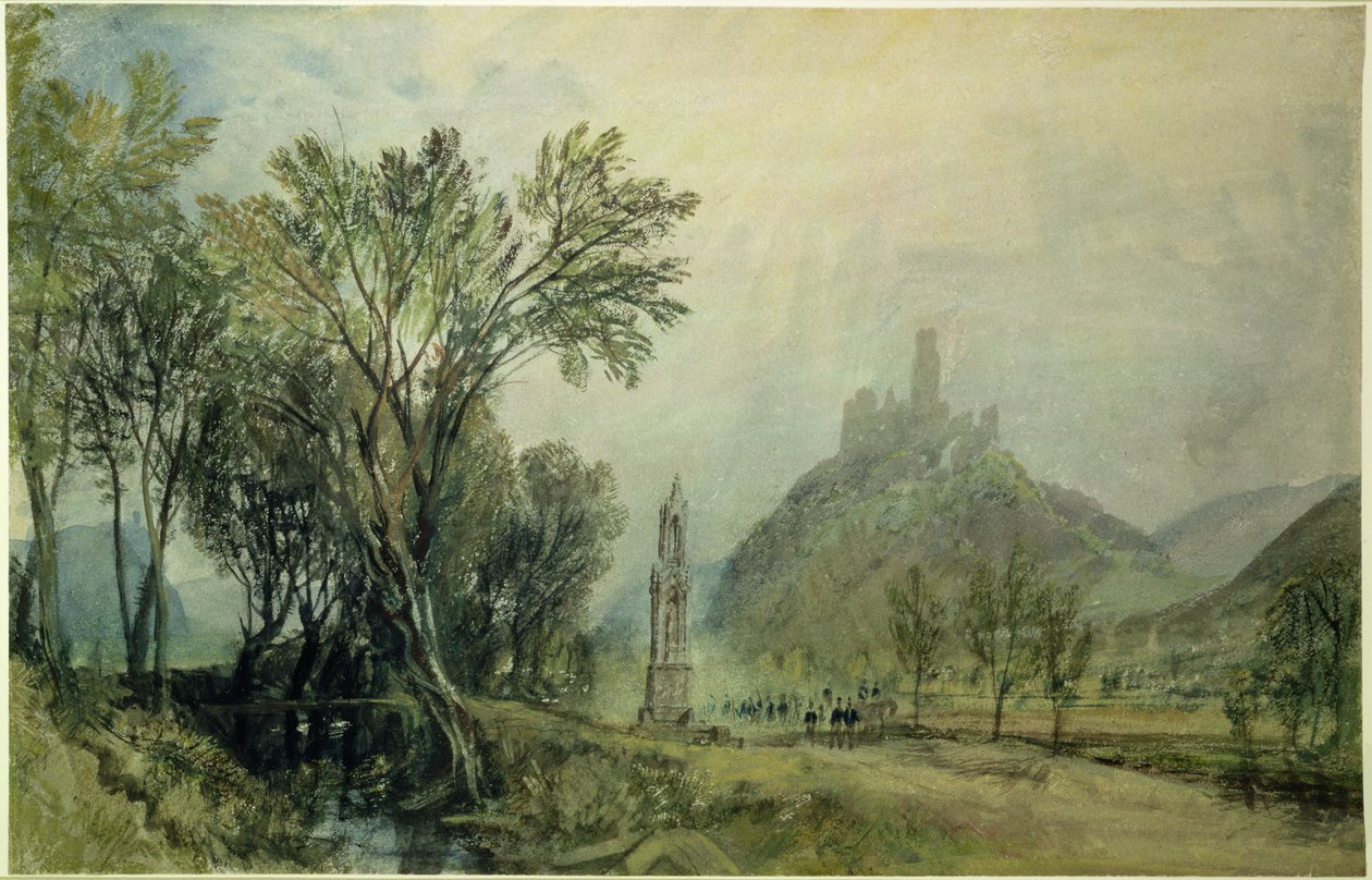 Goesberg og Hochkreuz av Joseph Mallord William Turner