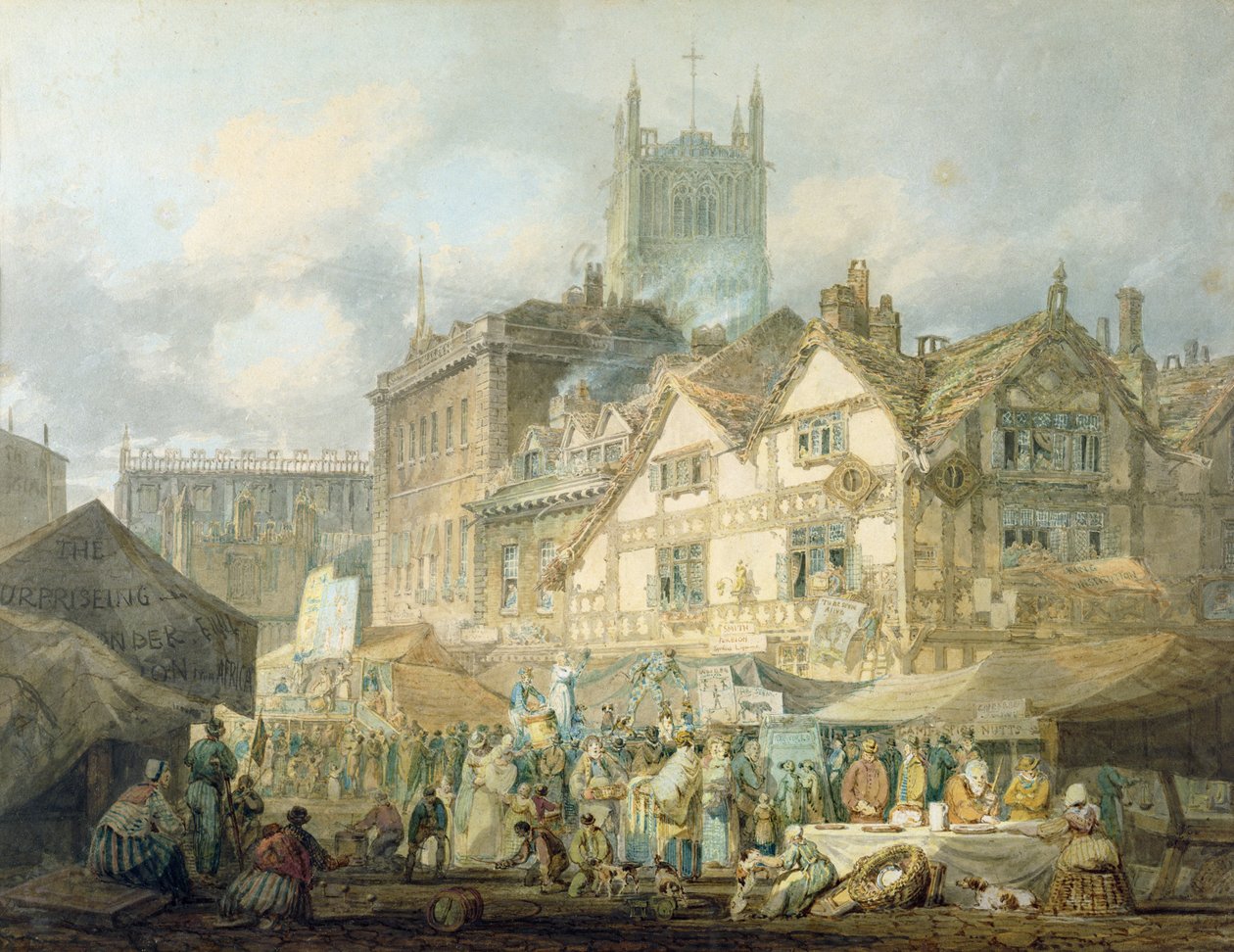 High Green, Queen Square, Wolverhampton, 1795 av Joseph Mallord William Turner