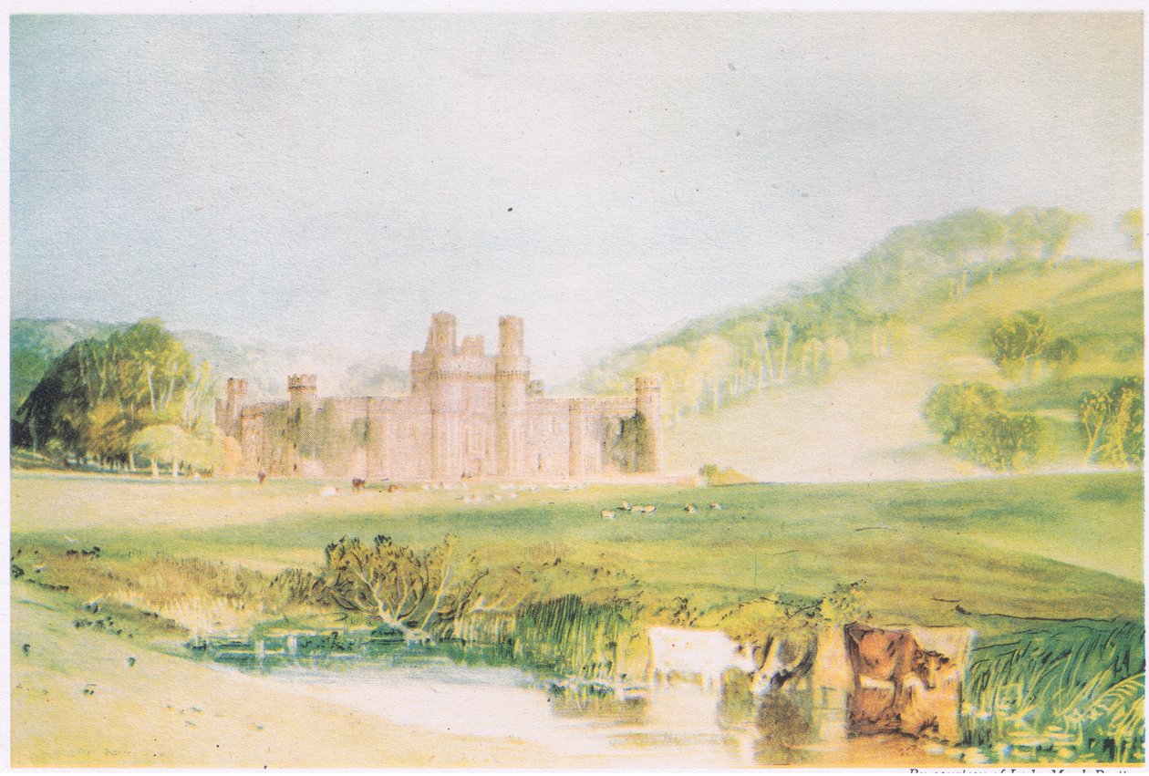 Herstmonceux Castle, Sussex av Joseph Mallord William Turner