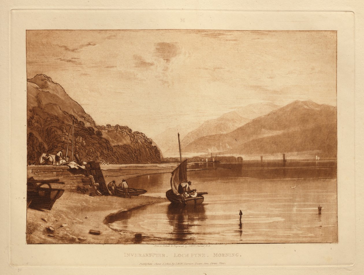 Inverary brygge av Joseph Mallord William Turner