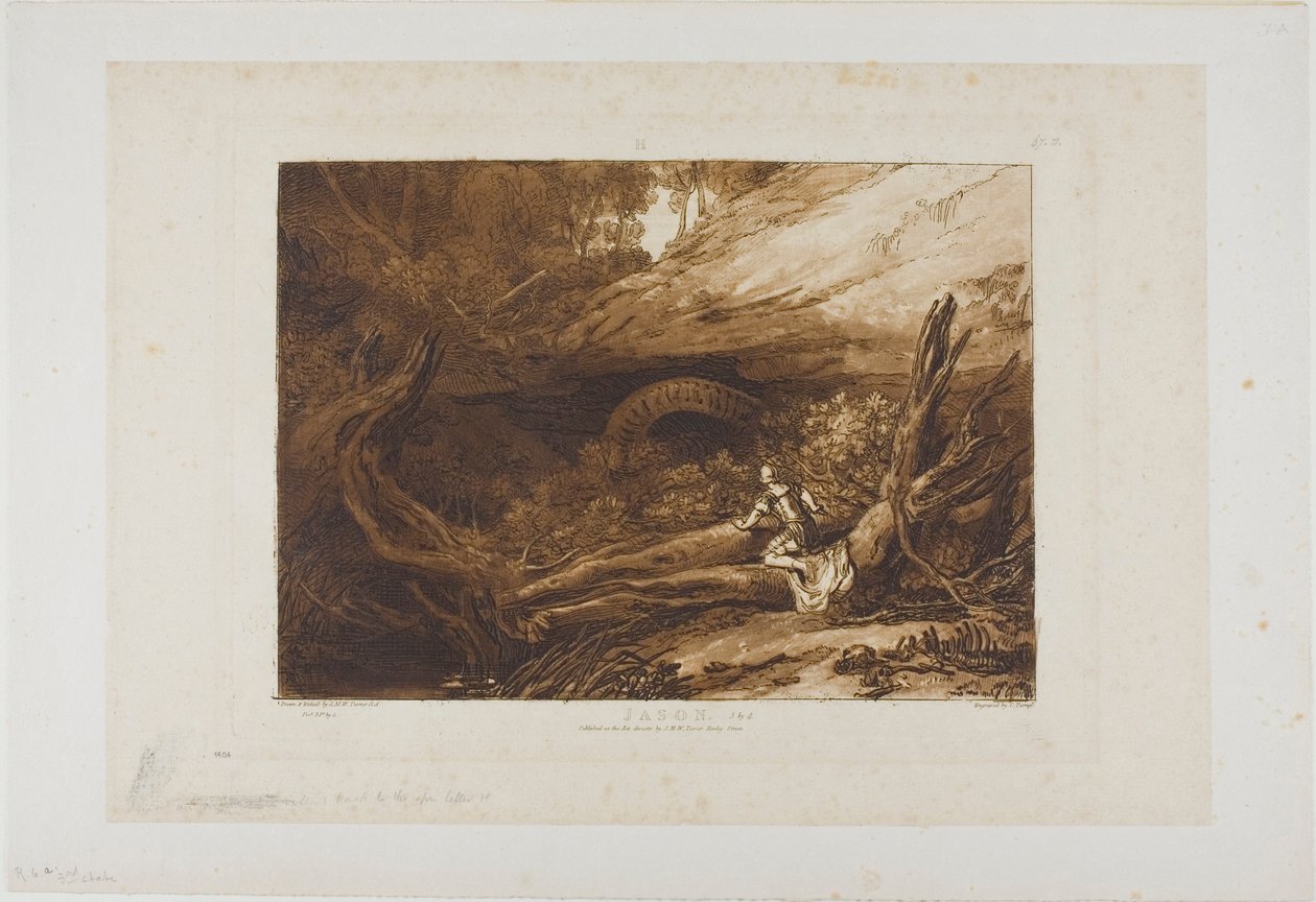 Jason, placa 6 de la Liber Studiorumnorwegian av Joseph Mallord William Turner