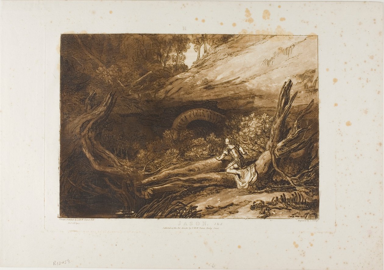 Jason, plate 6 fra Studieboken av Joseph Mallord William Turner