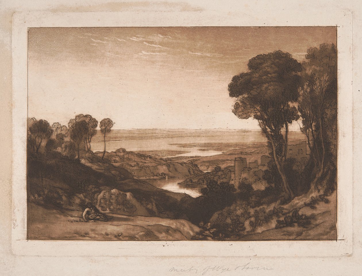 Samløpet mellom Severn og Wye av Joseph Mallord William Turner