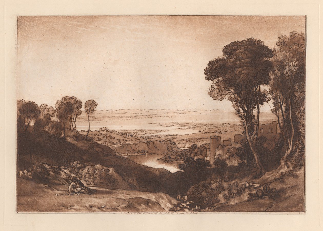 Sammenløpet mellom Severn og Wye av Joseph Mallord William Turner