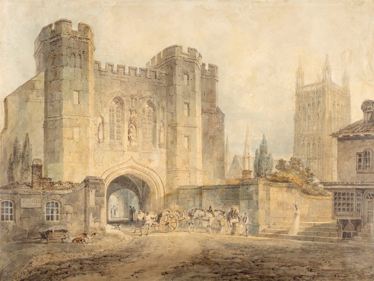 Kong Edgars port, Worcester av Joseph Mallord William Turner