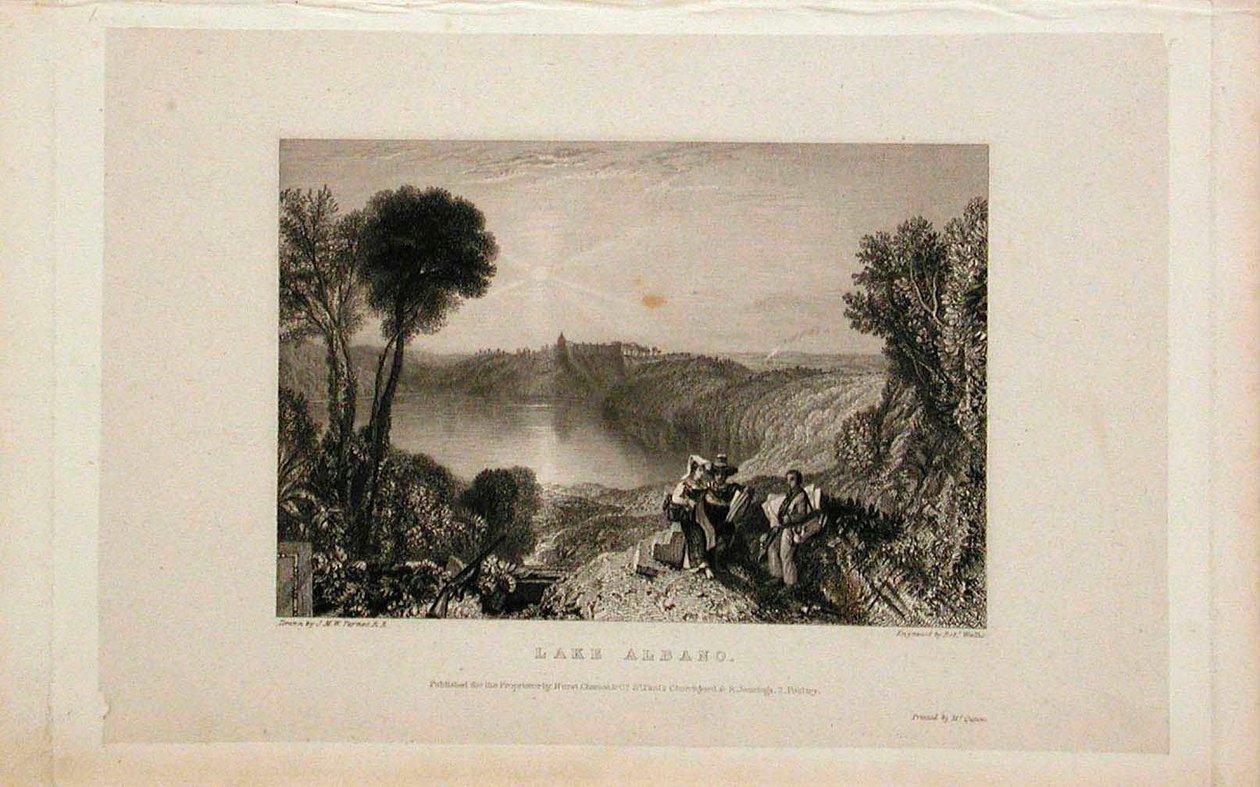 Albano-sjøen av Joseph Mallord William Turner
