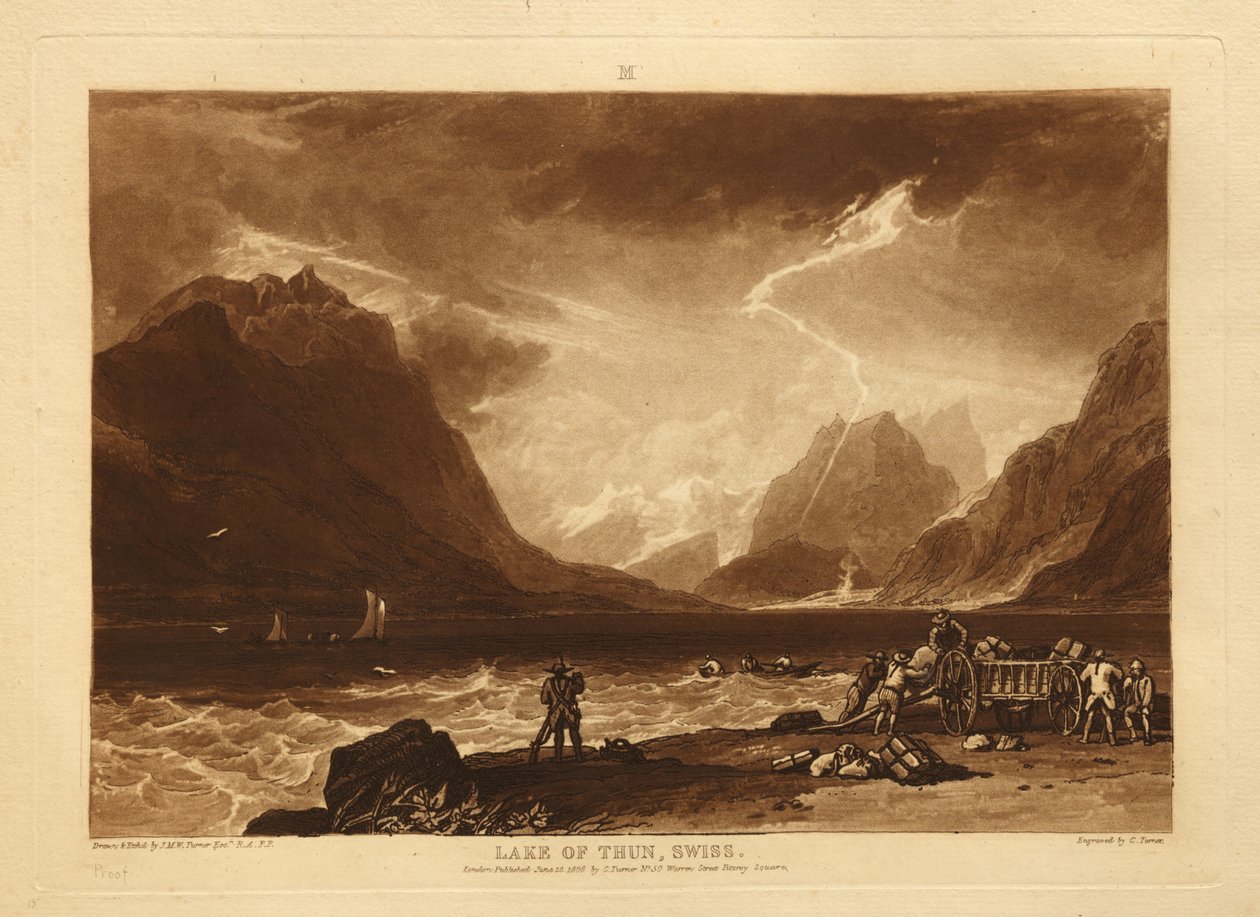 Thunsjøen av Joseph Mallord William Turner