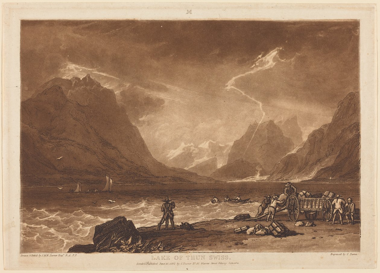 Thunsjøen av Joseph Mallord William Turner