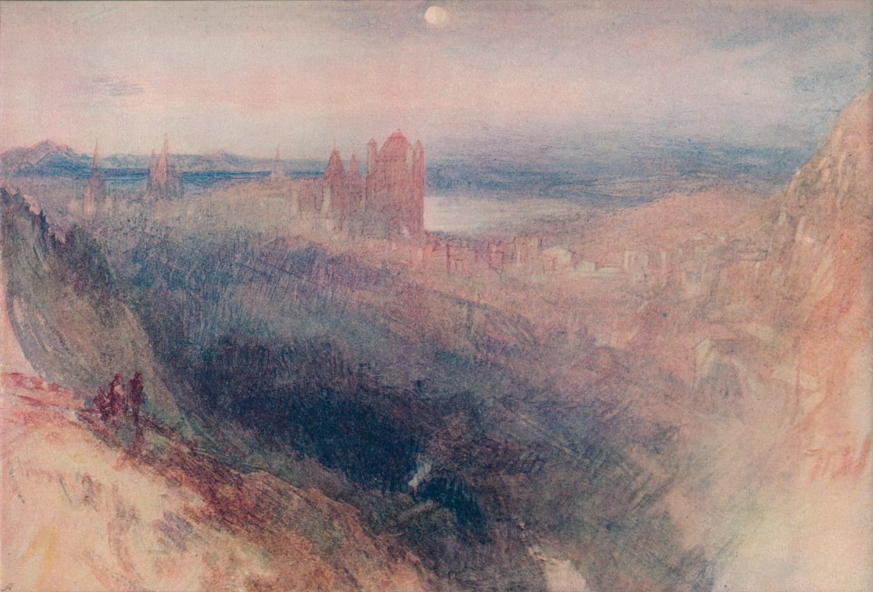 Lausanne: Fra Le Signal, 1909 av Joseph Mallord William Turner