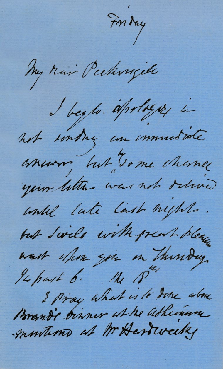 Brev fra JMW Turner, c1840 1904 av Joseph Mallord William Turner